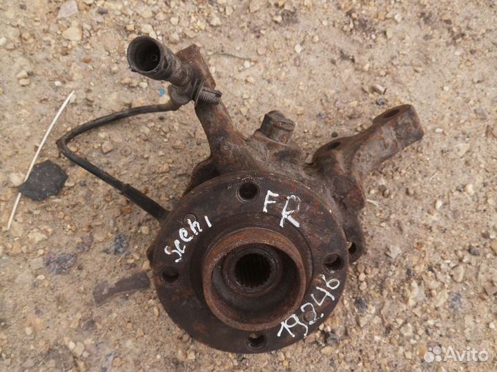 Кулак поворотный прав Megan/Scenic 1