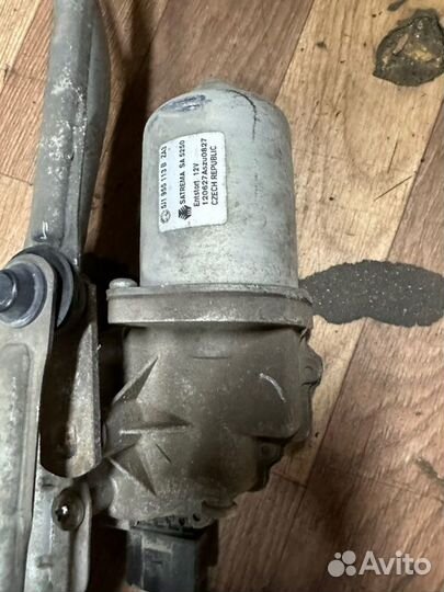 Моторчик дворников передний Skoda Fabia 2 хэтчбек