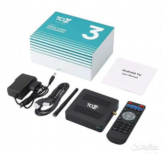 Навая тв-приставка Tox3 4/32Гб