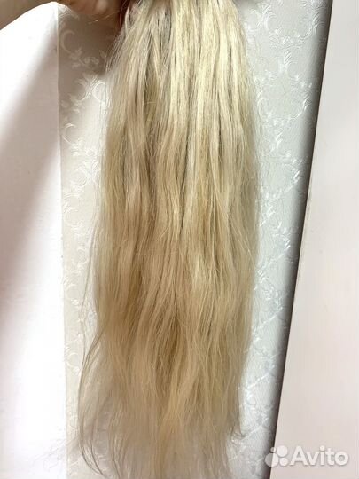 Волосы натуральные срез