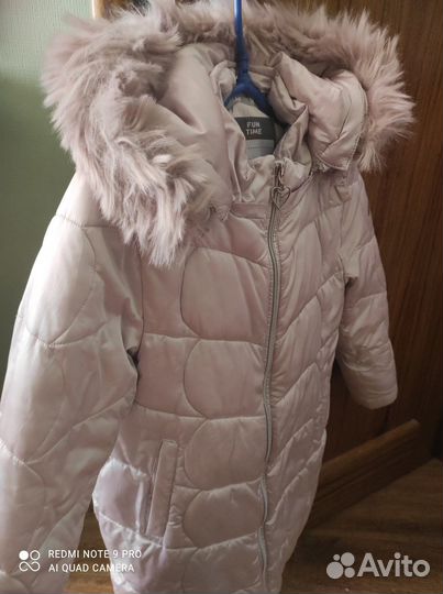 Куртка зимняя для девочки 128