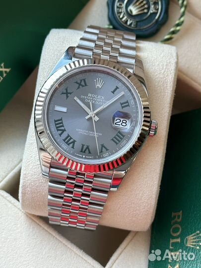 Rolex Datejust Wimbledon Dial Jubilee 41mm