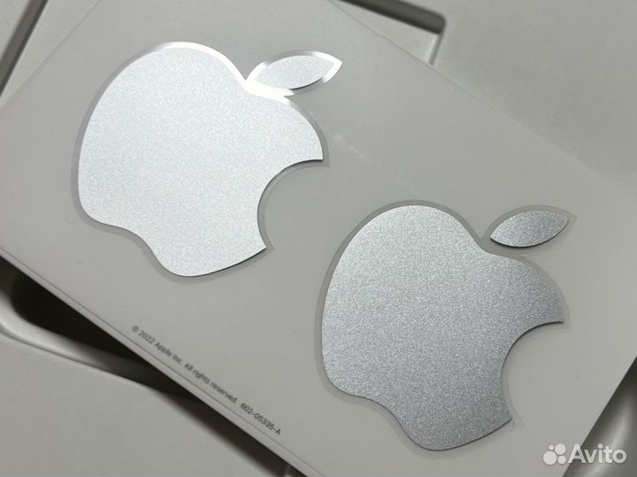 Наклейки apple от макбука
