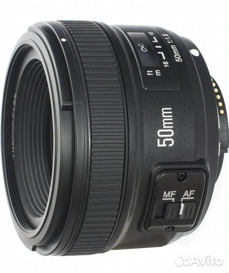 Объектив 50 mm для nikon портретный 1.8