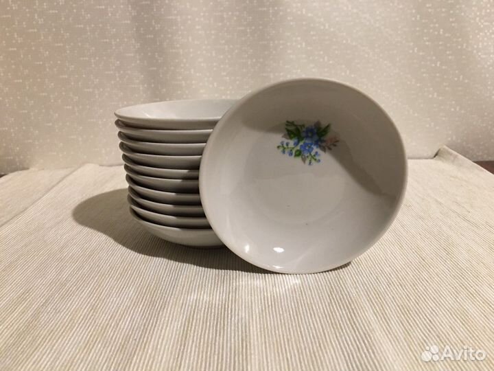 Фарфор блюдца сахарница