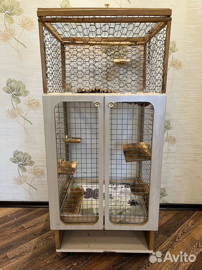 Вольер для грызунов с аксессуарами