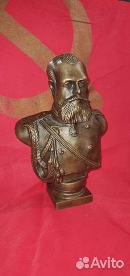 Бюст бронза Александр III