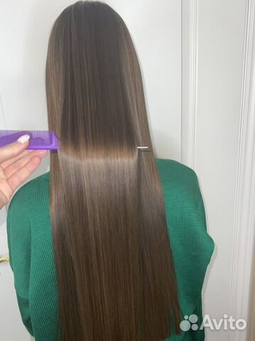 Кератиновое выпрямление волос