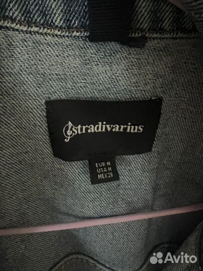 Джинсовая куртка страдивариус оверсайз M