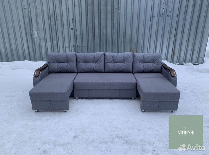 Угловой диван. П образный