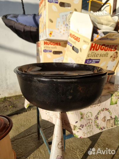 Казан чугунный