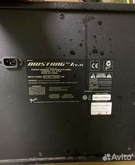 Гитарный комбоусилитель fender