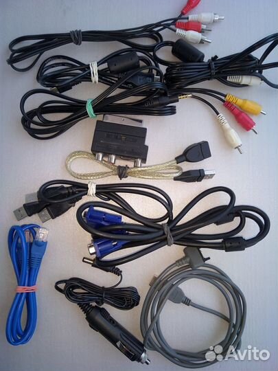 Кабели и переходники в ассортименте