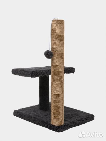 Когтеточка для кошки площадка+столбик 70 см