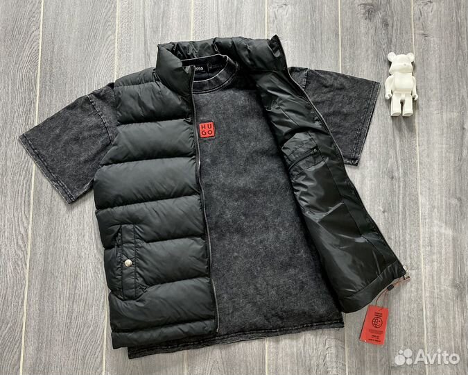 Мужская жилетка Hugo + футболка в подарок