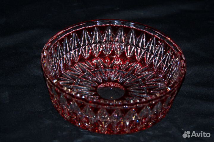 Салатница.Богемия.Хрусталь