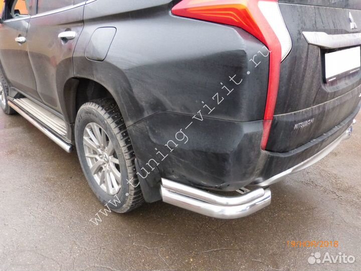 Обвес полиров.нержавейка Mitsubishi Pajero Sport 3