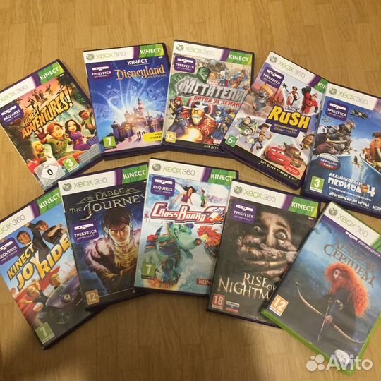 Кинект Xbox 360 и игры
