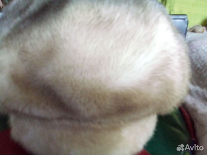 Берет женский норковый 56-57р. Почти новый