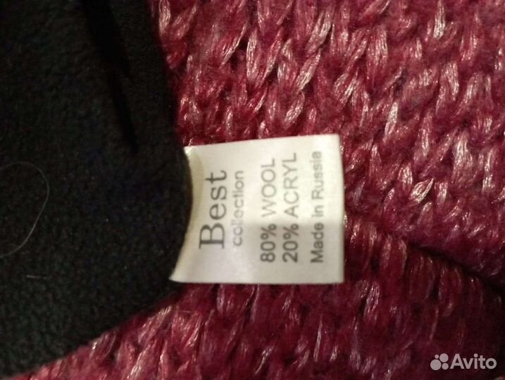 Комплект шапка и снуд женский