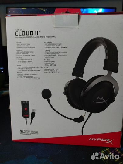 Игровые наушники hyperx cloud II