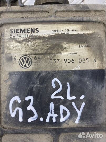 Блок управления двигателем golf3 2L