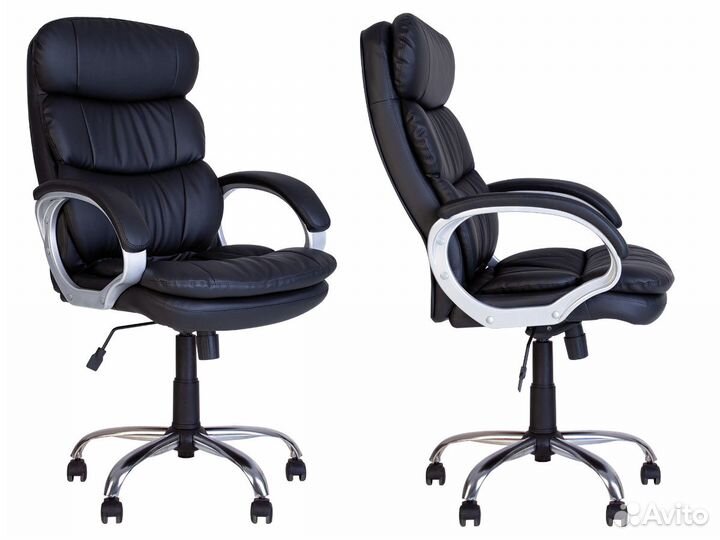 Кресло руководителя Дольче Dolce ECO-30 черный