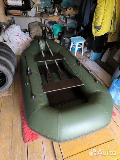 Лодка надувная двухместная бу