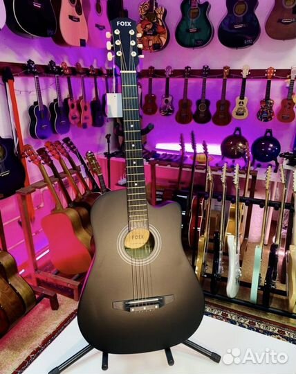 Акустическая гитара 38” + чехол