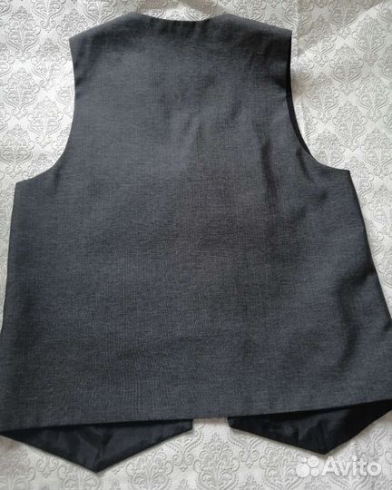 Жилетка школьная серая