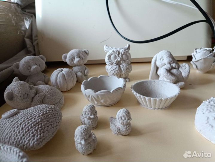 Гипсовые фигурки и мастер классы