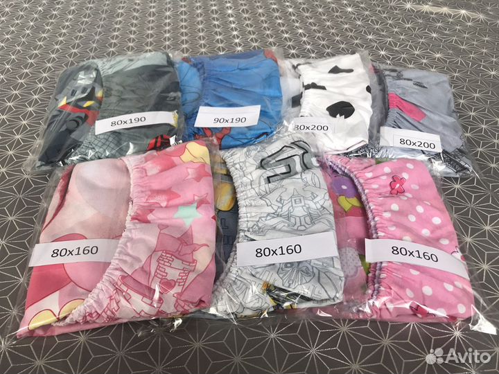 Простынь на резинке и детское постельное белье