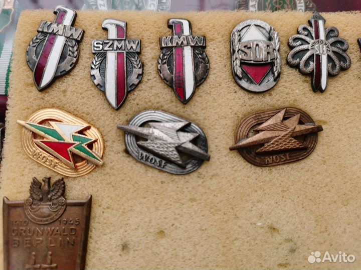 Знаки значки фрачник Польша медаль орден