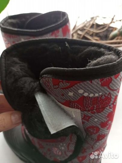 Сапоги резиновые утепленные