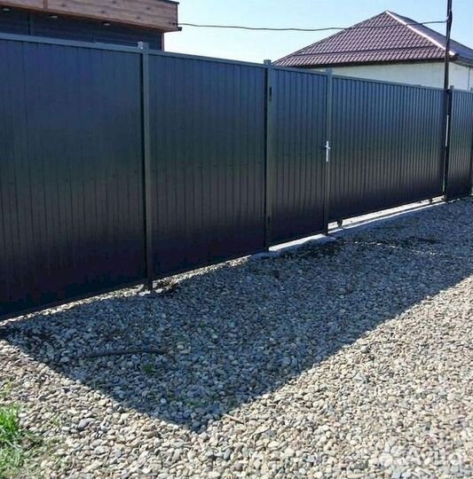 Забор из профлиста