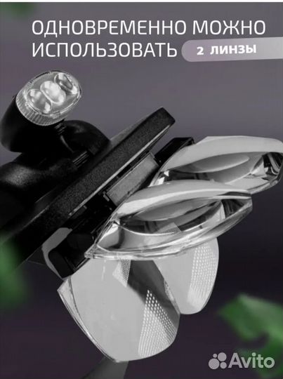 Очки лупа с подсветкой