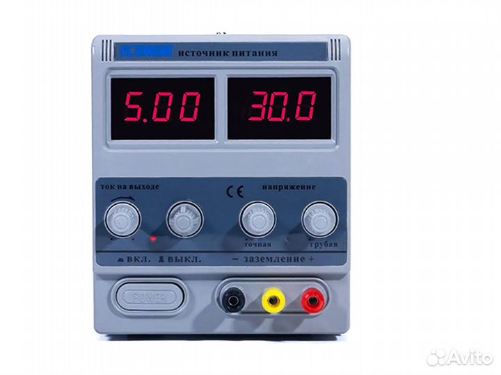 Лабораторный блок источник питания 0-15-30В 0-2-5A