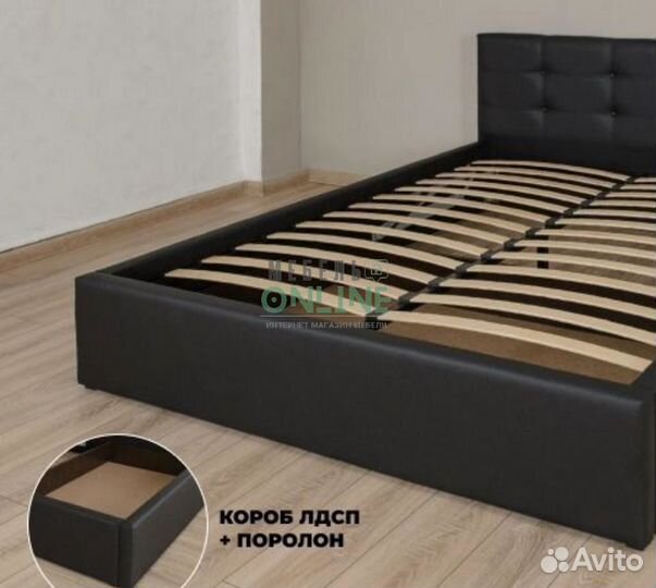Кровать мягкая