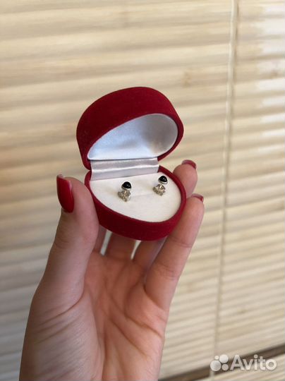 Серебряные сережки