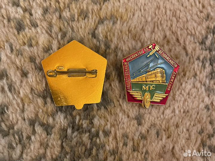 Значок «Общественный инспектор по безопасности дви