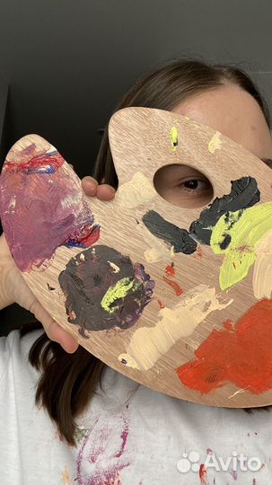 Картина холст 40х40 акрил