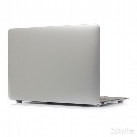 Чехол металлик пластик для MacBook 12 серебристый