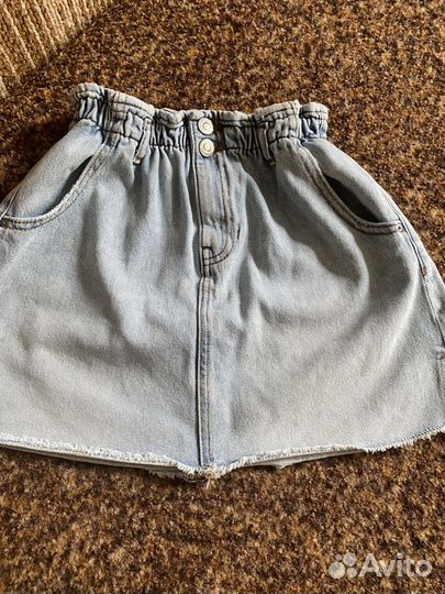 Джинсовая юбка zara