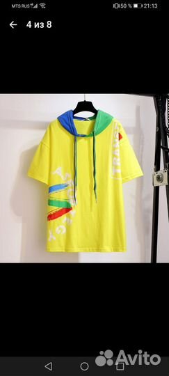 Футболкас капюшоном оригинальная