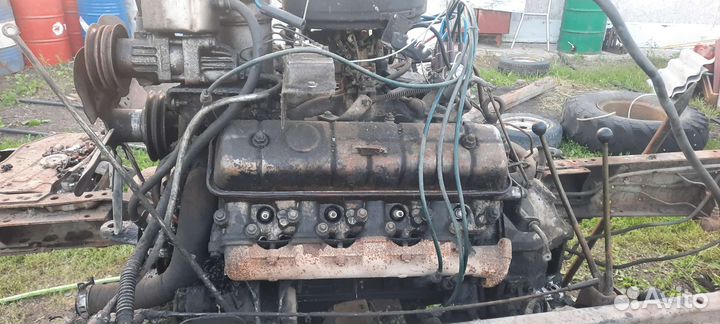 Двигатель газ 66