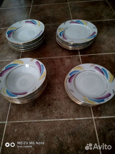 Столовый сервиз фарфор СССР