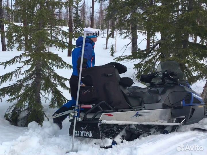 Разборный домкрат снегохода усиленный