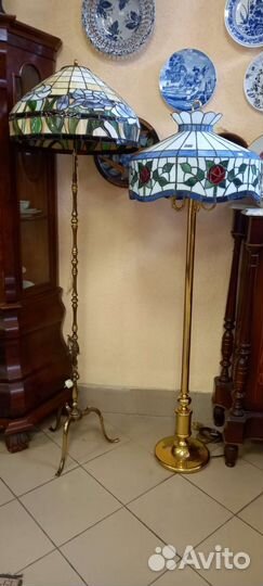 Напольный светильник. Торшер Тиффани
