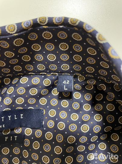 Рубашка мужская geostyle slimfit