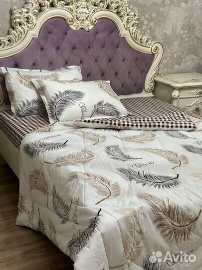 Постельное белье с одеялом (100 хлопок)